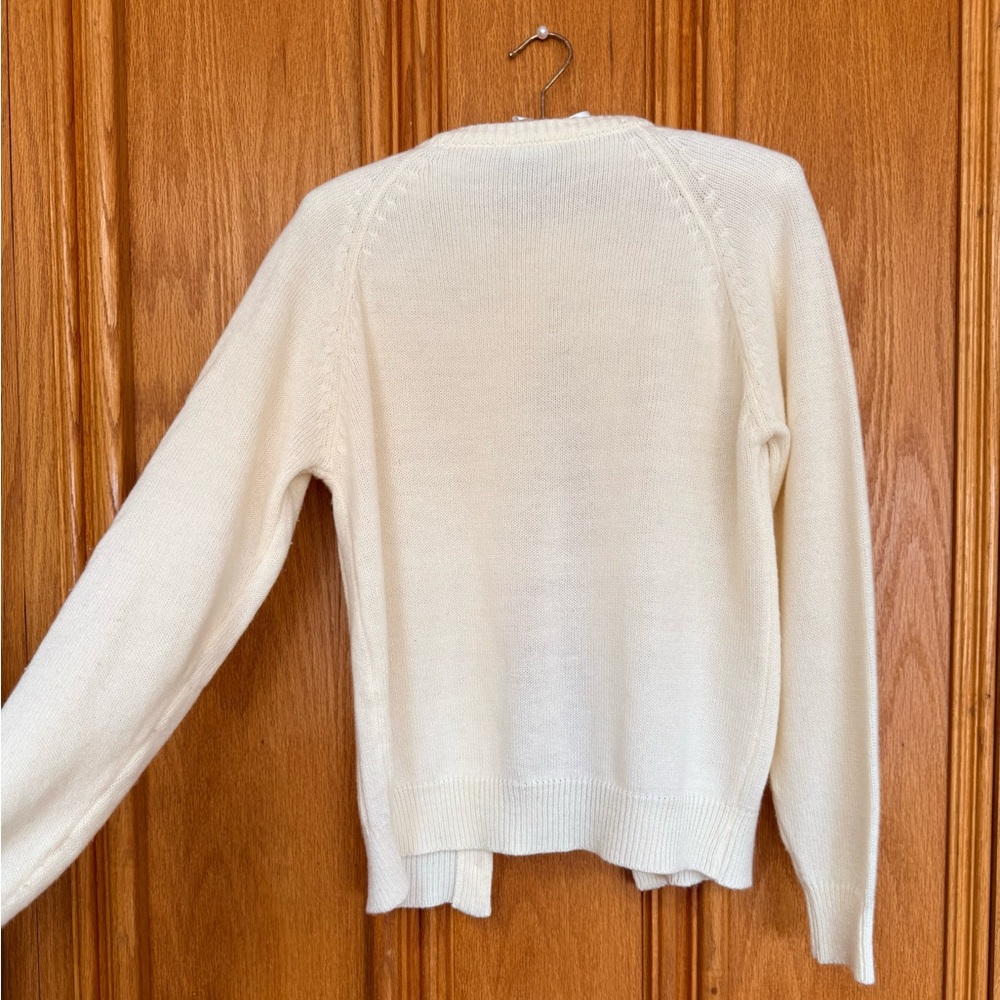 Vintage Cream Button-Up Cardigan - Picture 2 of 6